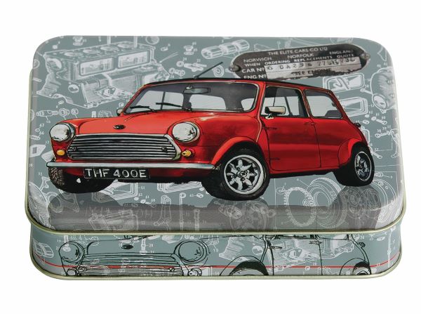On Road Red Mini Small Tin