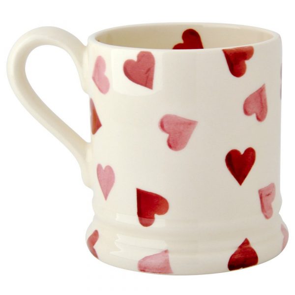 Half Pint Mug Pink Hearts Soul Sisters