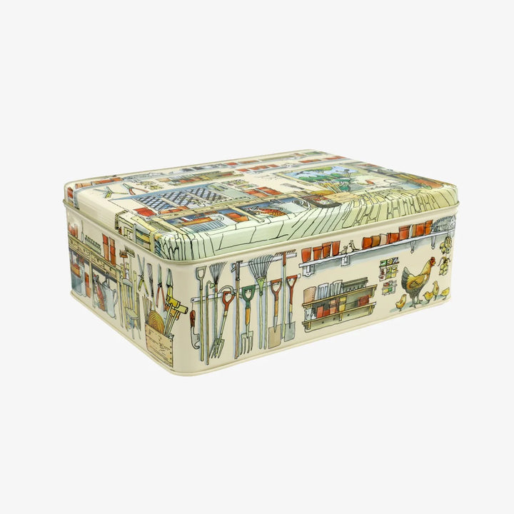 Potting Shed Rectangle Tin