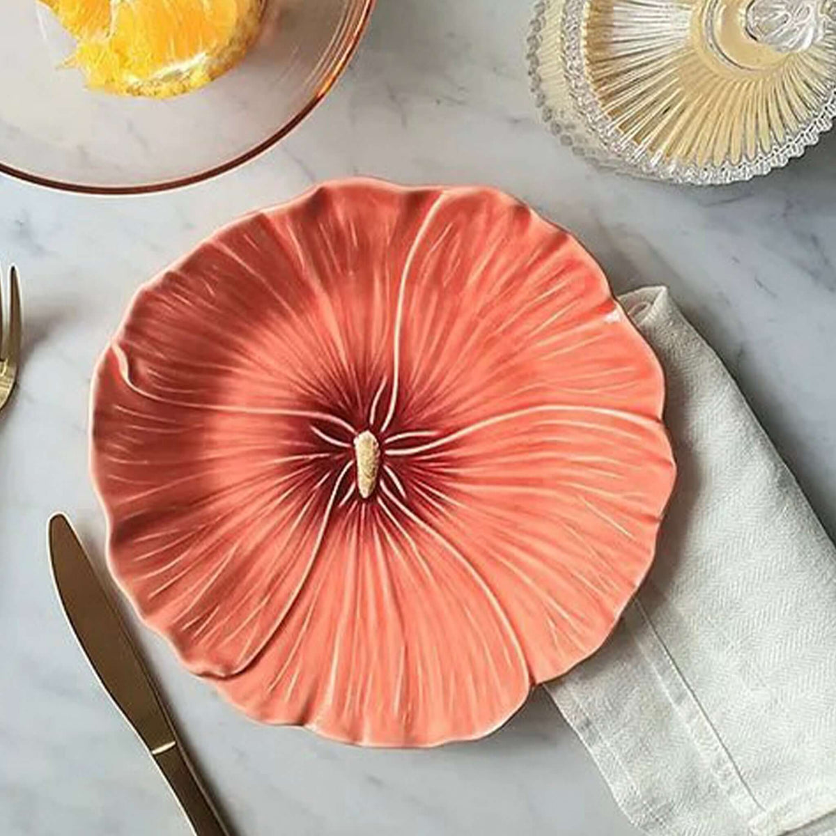 Maria Flor Plate 22 Hollyhock