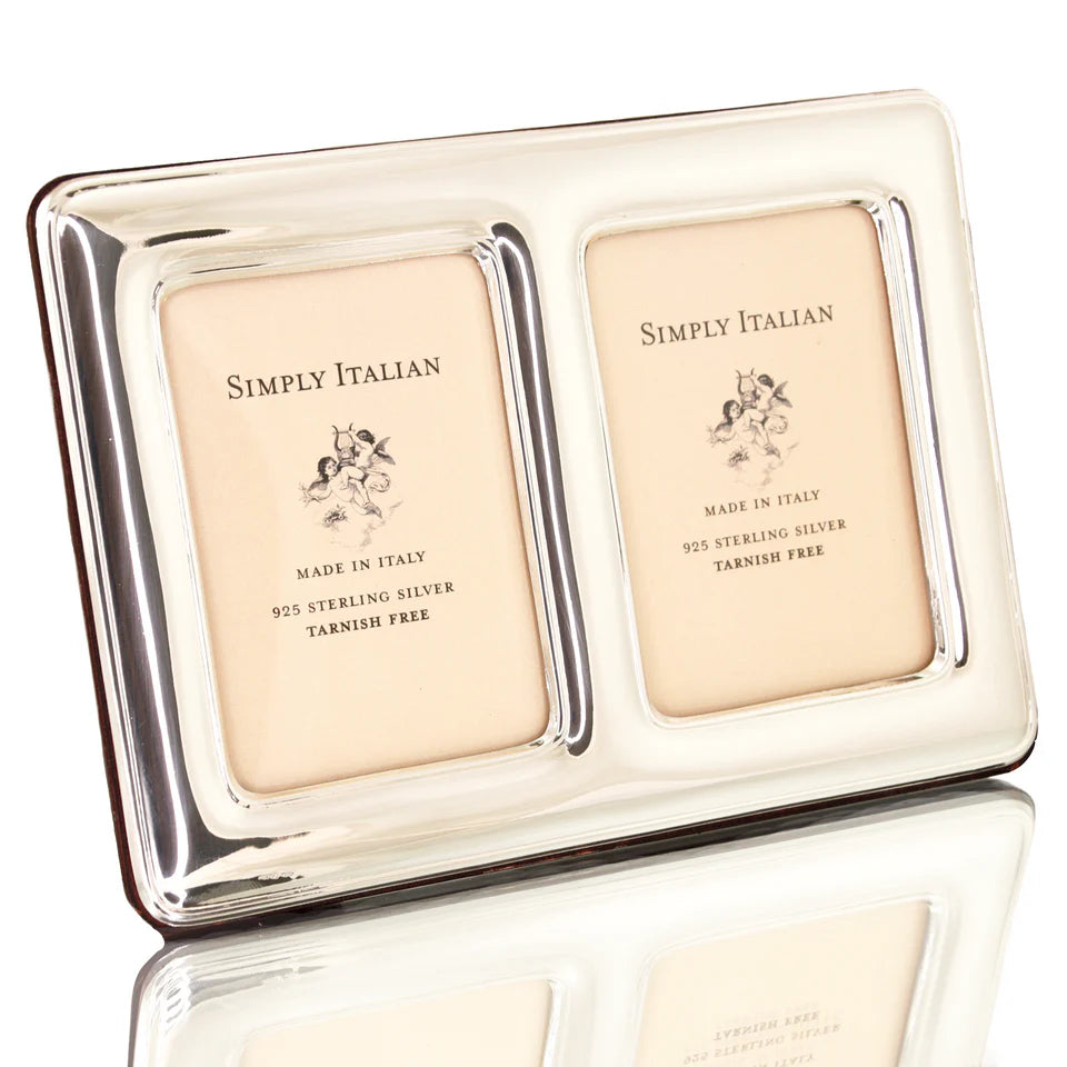 Sempre Sterling Double Frame - Medium