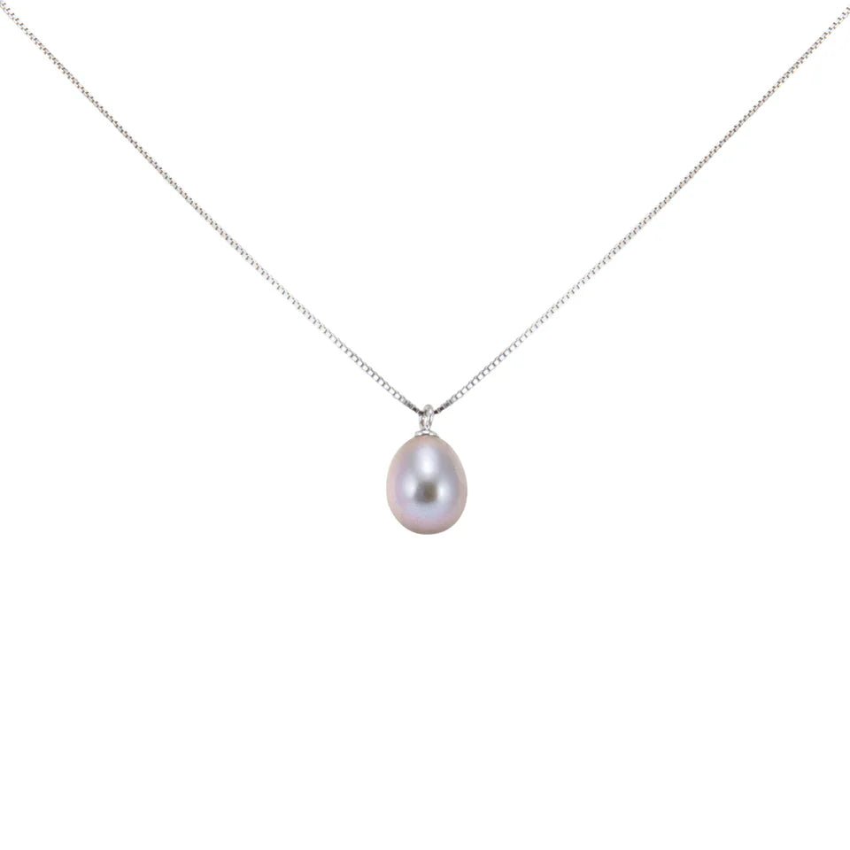 Pendant-Silver Pearl on Silver