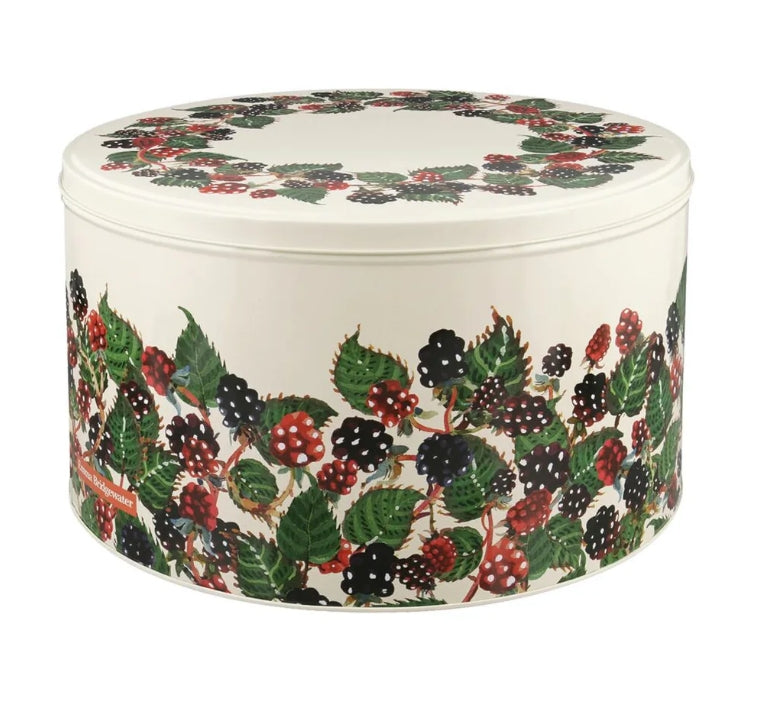 Blackberries Round Tin-Large