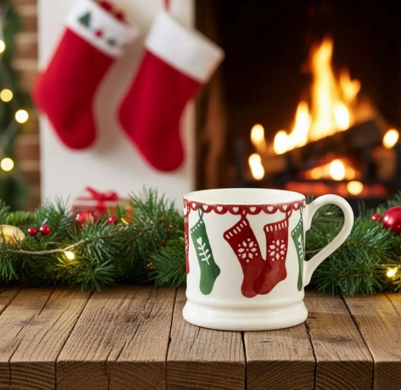 Half Pint Mug Christmas Stockings