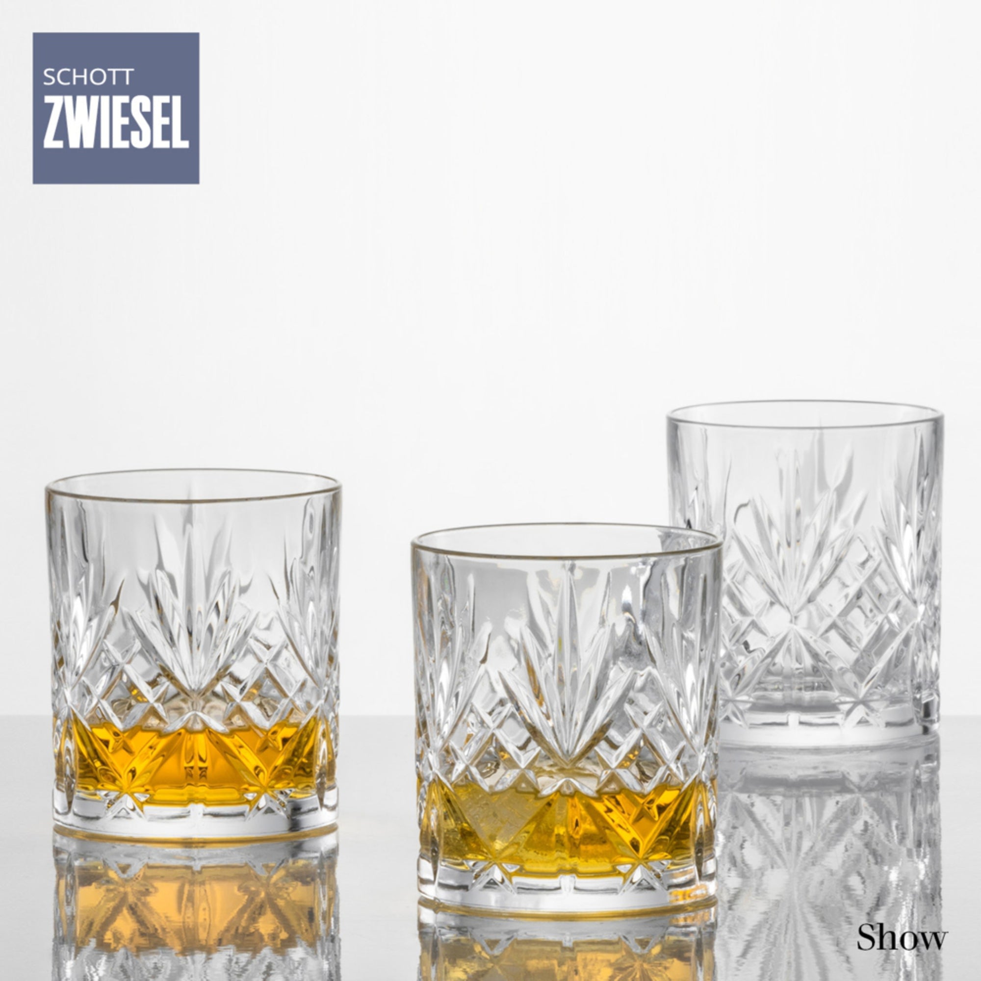 Show Whiskey Glasses Set 4