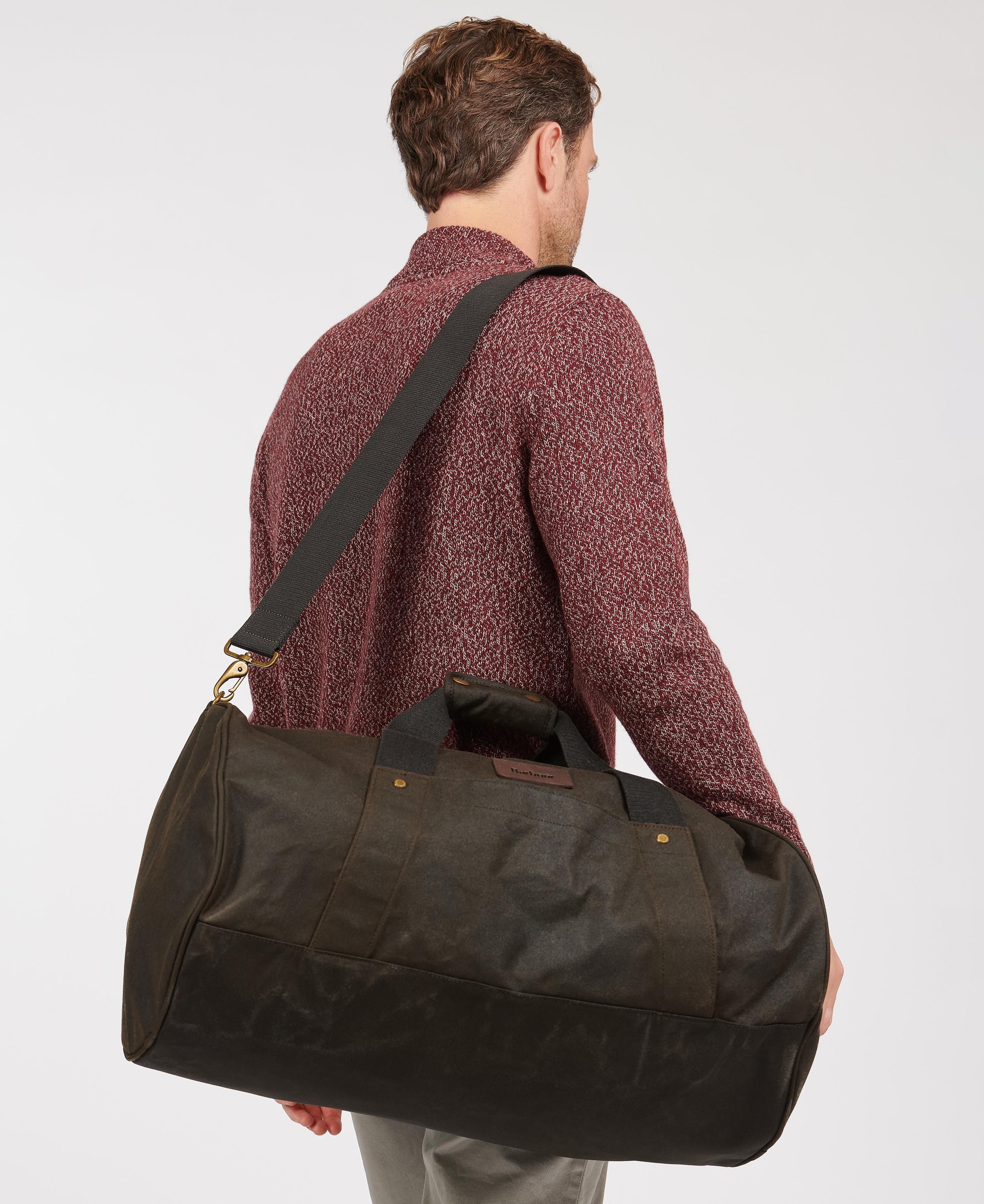 Barbour Explorer Wax Duffle Bag Olive