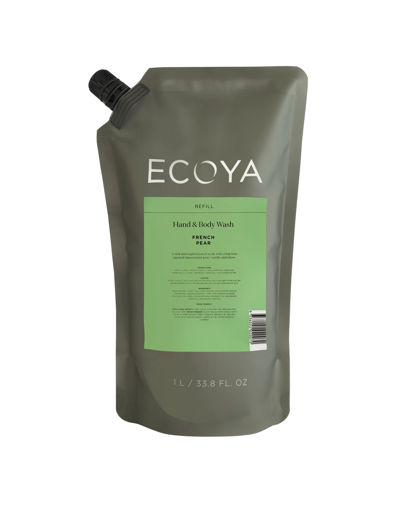 Hand & Body Wash 1L Refill