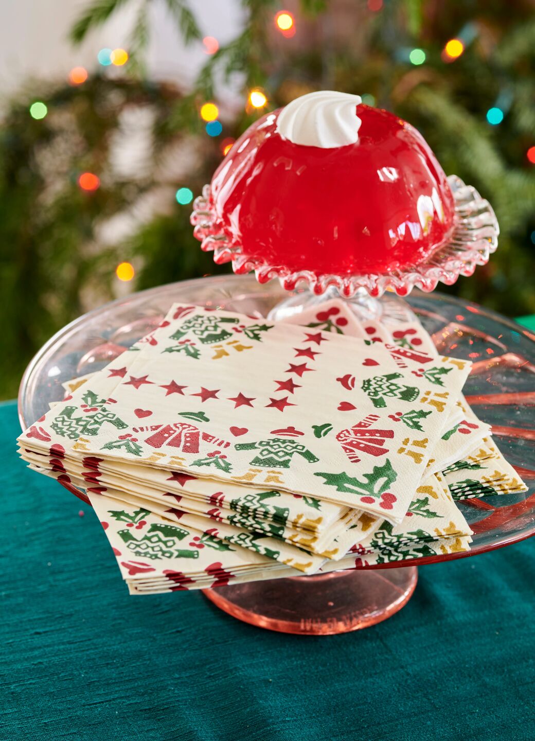 Winter Walks Cream Napkin
