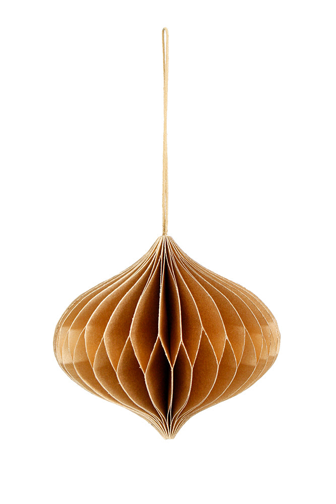 Gold Teardrop Honeycomb