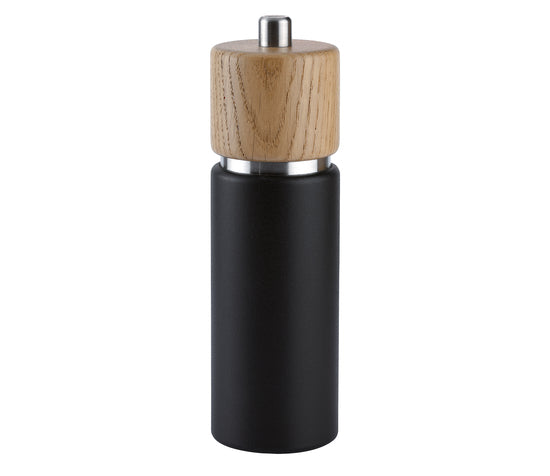 Hanover Salt Mill Cast Iron Black/Oak 18cm
