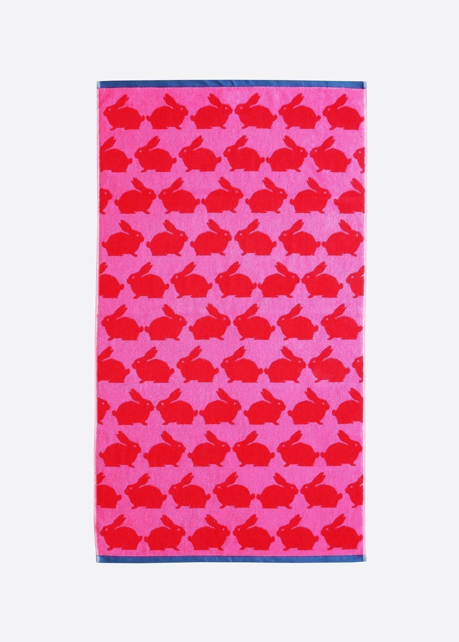Kissing Rabbits Organic Cotton Hand Towel