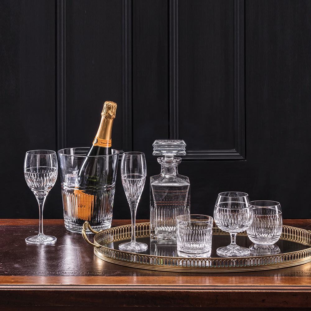 Art Deco Whiskey Tumbler Set of Two