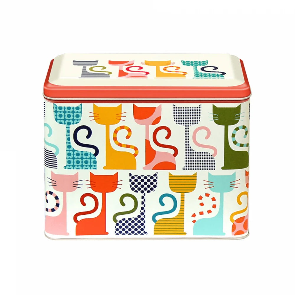Cats Hinged Rectangular Tin