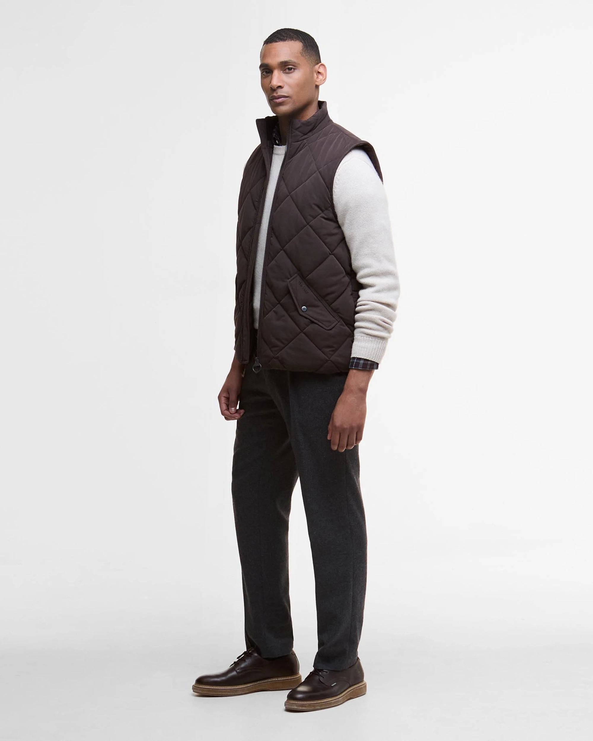 Barbour City Chelsea Quilted Gilet Black oak/Midnight Oak