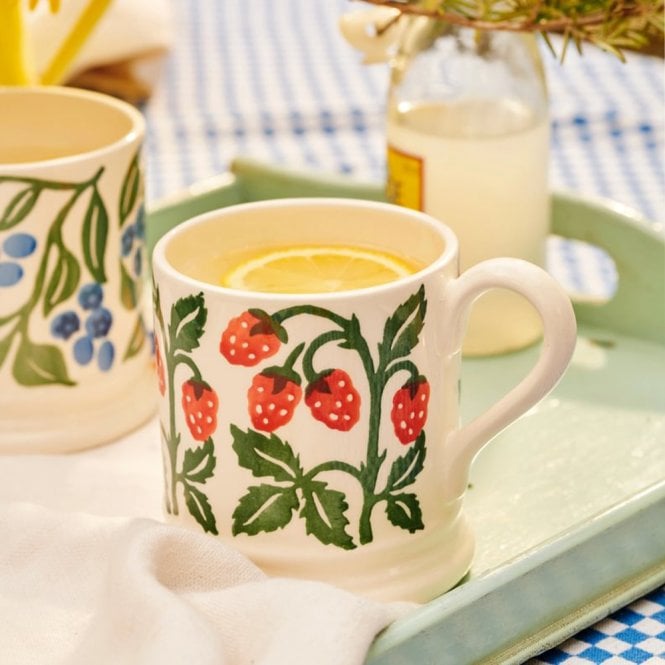 Raspberries Half Pint Mug