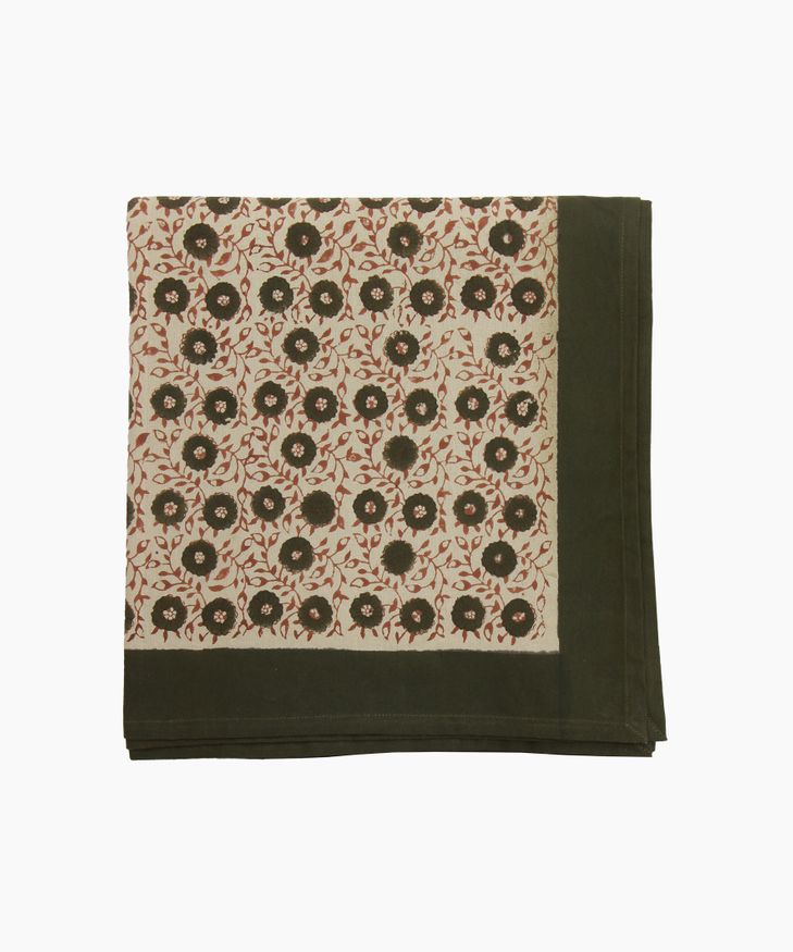 Odette Handblock Cotton Tablecolth