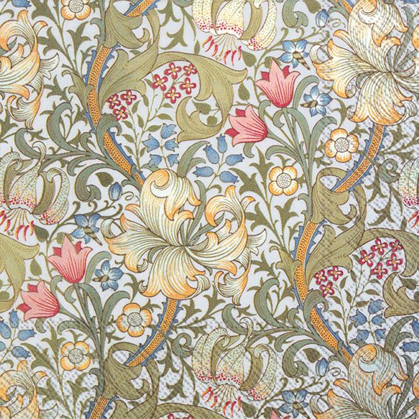 V&A Golden Lily Napkins