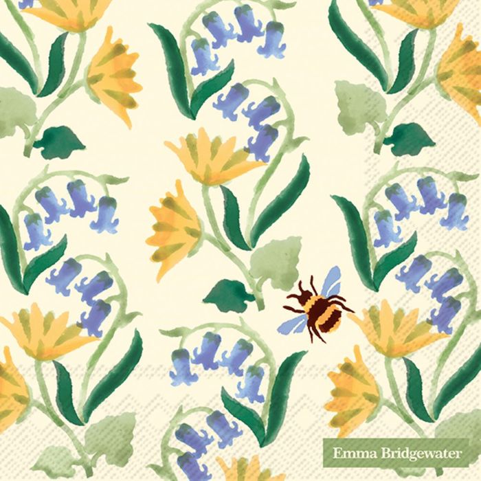 Emma Bridgewater Bluebell & Celandine Napkin