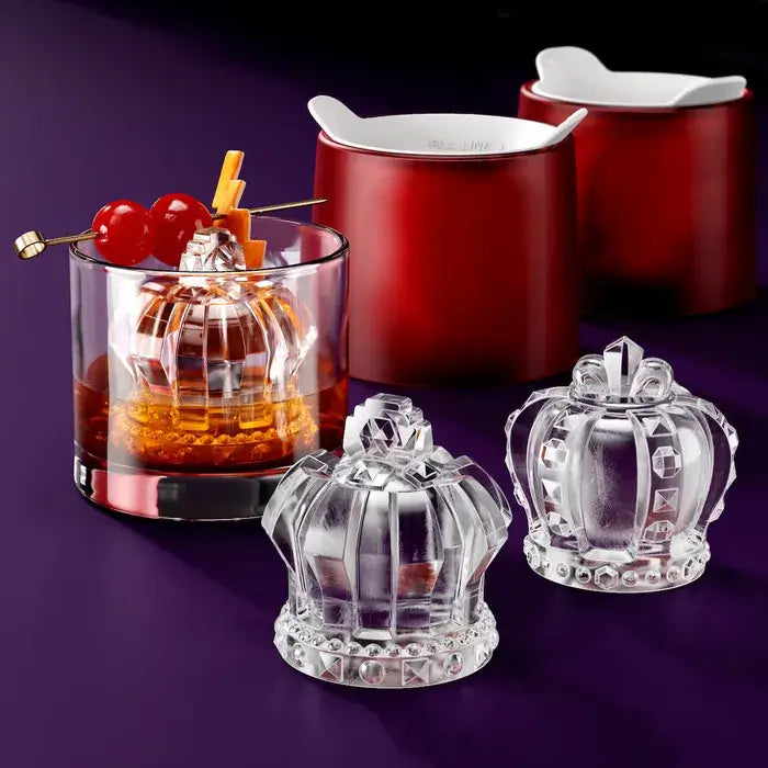 Crown Ice Mold Set of 2