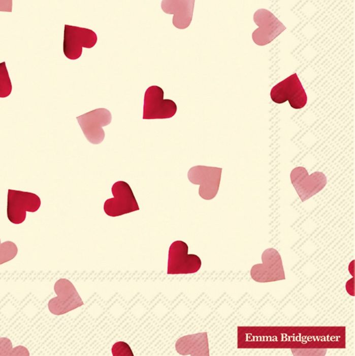 Emma Bridgewater Pink Hearts Napkins