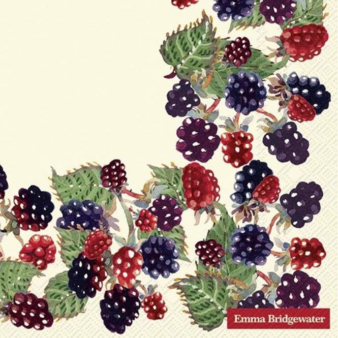 Blackberries Cream Napkin