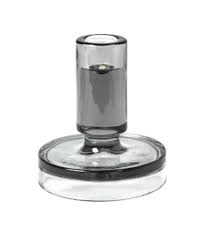 Petra Dark Grey Candleholder/ Medium