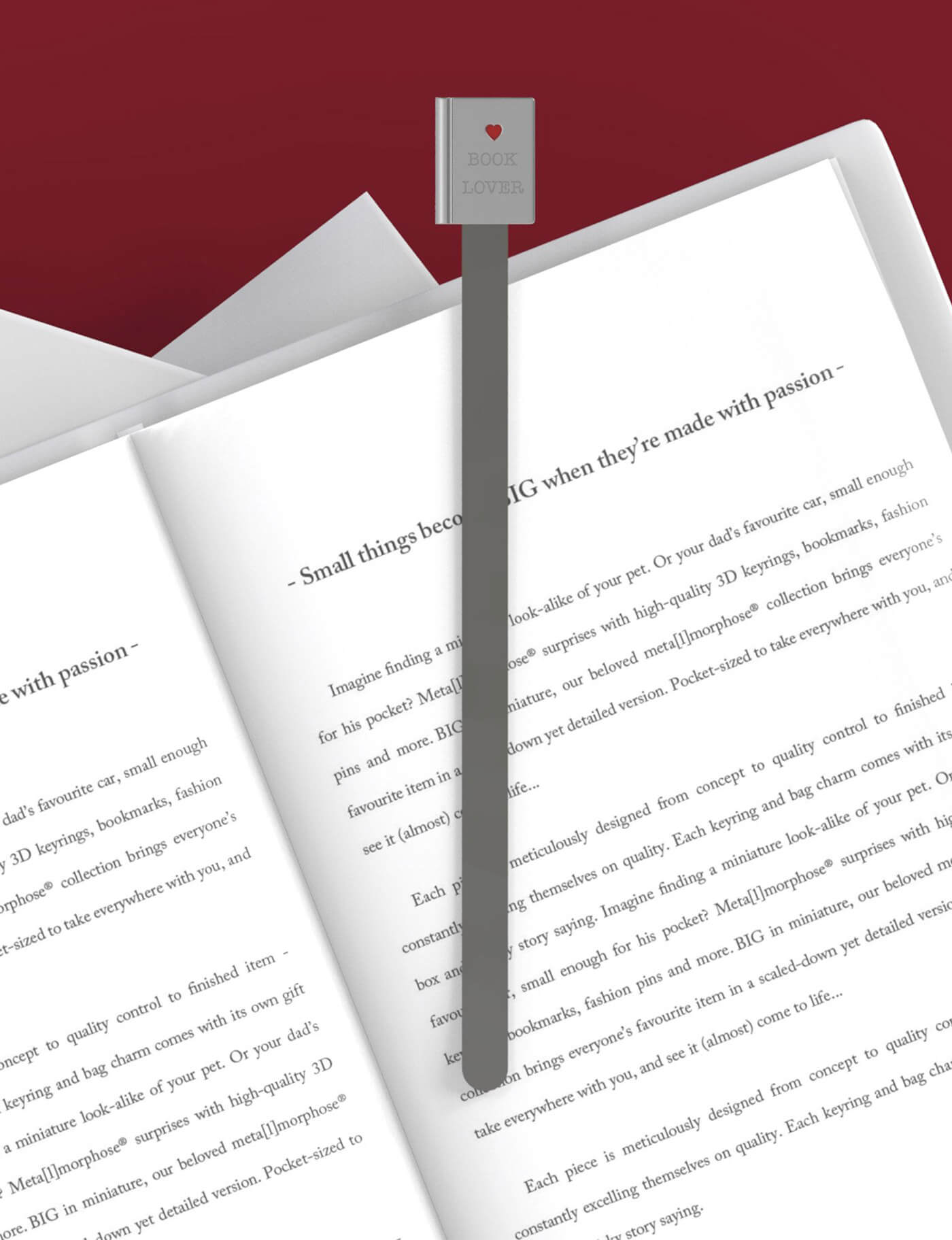 Stellar Haus Metal Bookmark - Book Lover