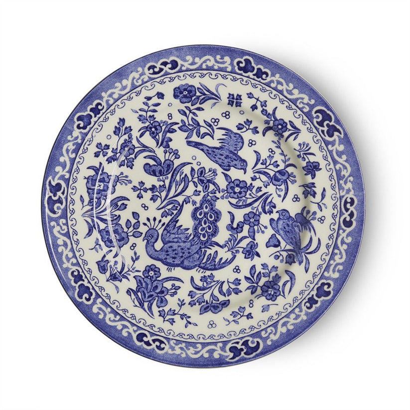 Blue Regal Peacock Tea Plate
