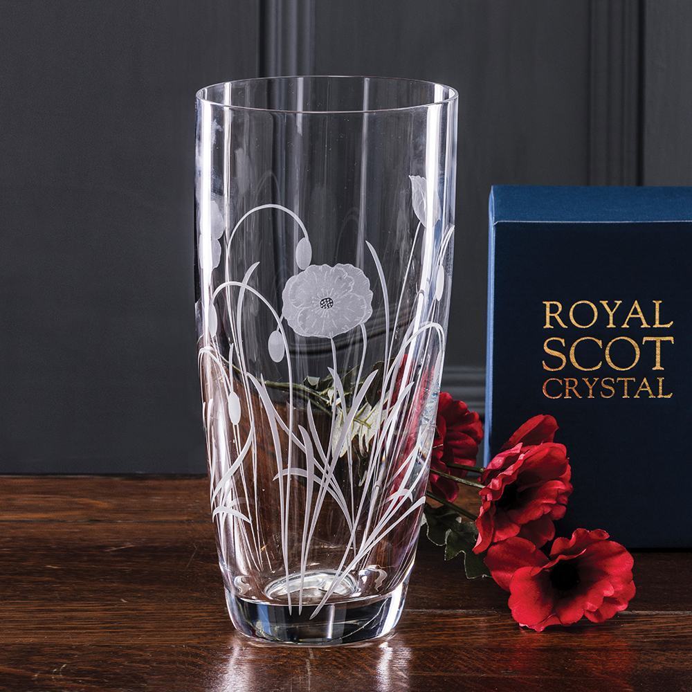 Poppy Field Tall Vase 25cm