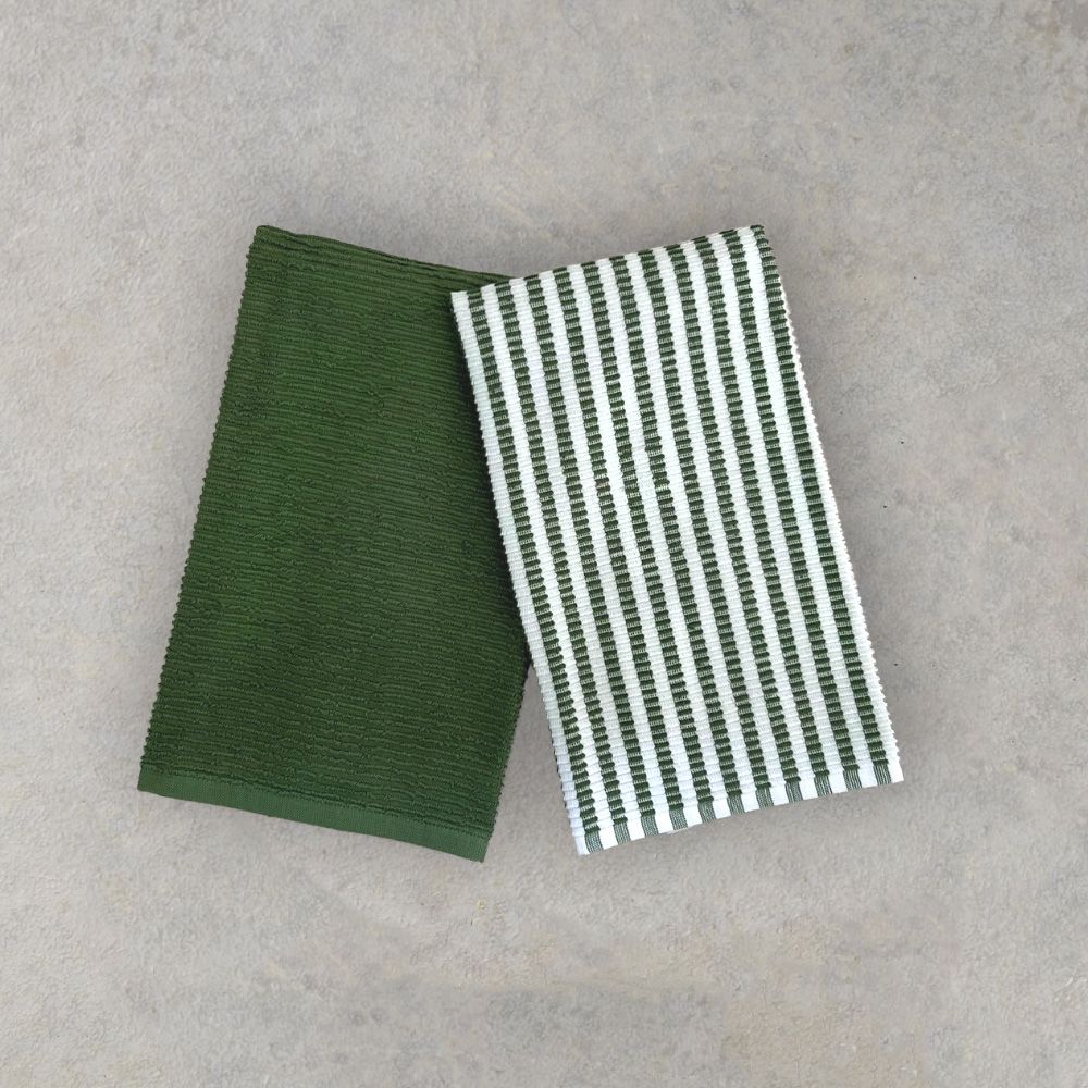 Ribbed Tea Towel Set of 2