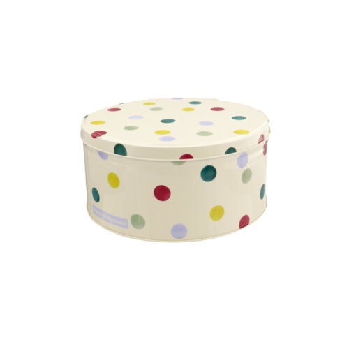 Polka Dot Round Tin/ Small