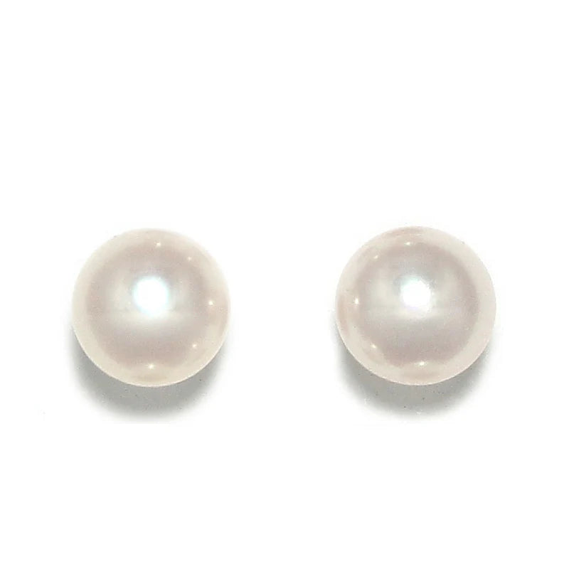 White Pearl Stud 10.5mm