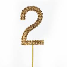 Diamante Cake Topper
