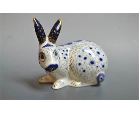 English Rabbit Paperweight