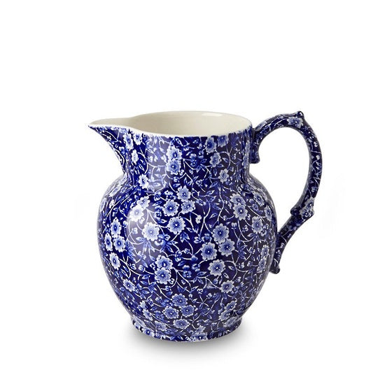 Blue Calico Etruscan Jug Large 2.2L
