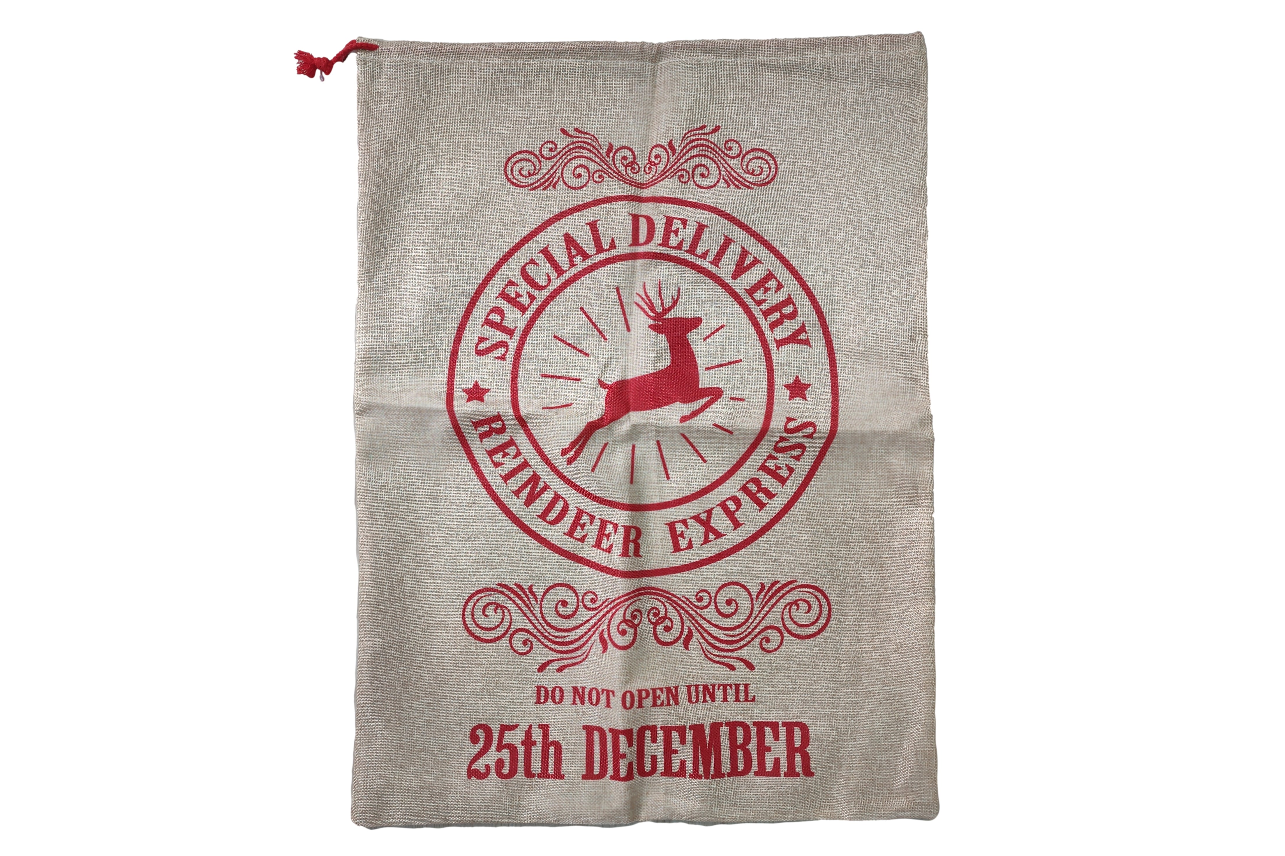 Reindeer Express Santa Sack 50x70cm
