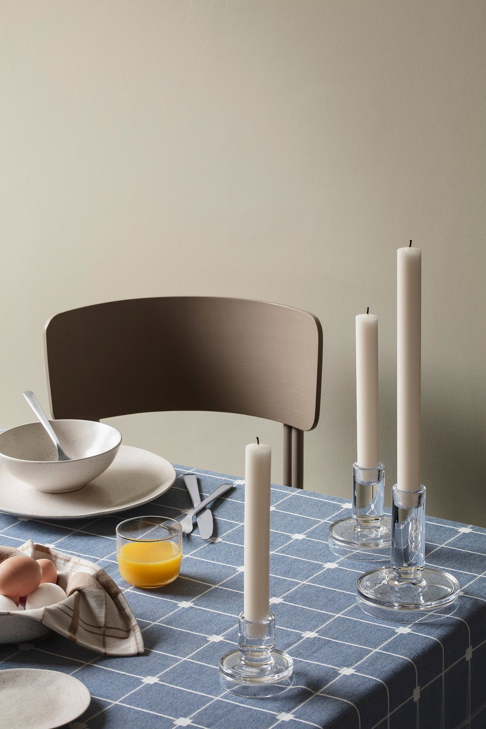 Petra Clear Candleholder Medium