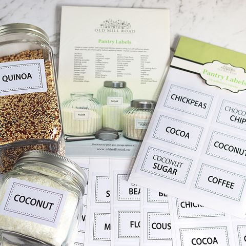 Pantry Labels