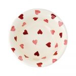 Pink Hearts Cereal Bowl