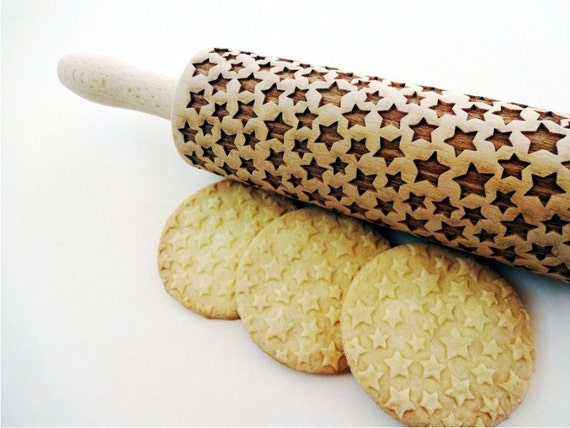 Pattern Rolling Pin Scanwood