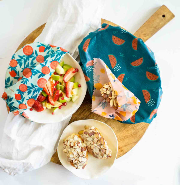 Beeswax Wrap/ Set of 3/Super Fruits