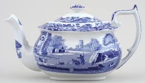 Blue Italian Teapot 2 Pint/1.1L