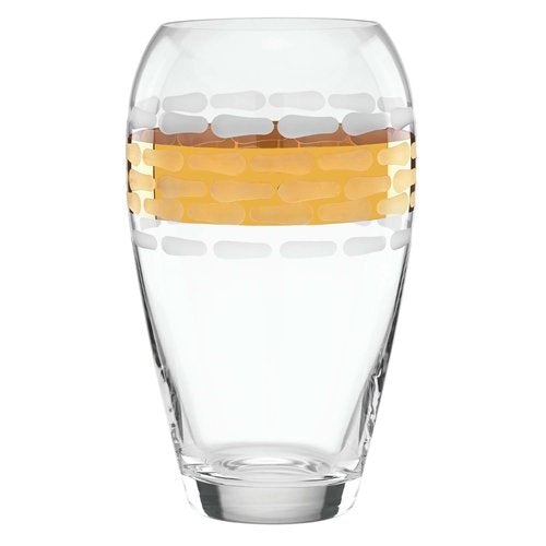 Truro Gold Barrel Vase