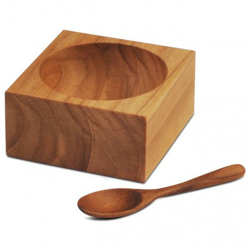 Wooden Salt Pot