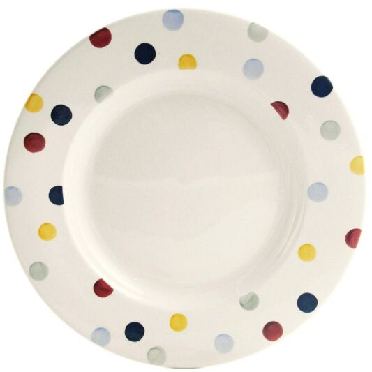 Polka Dot 10 1/2" Plate