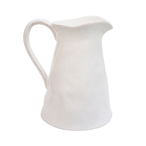 Large White Pitcher