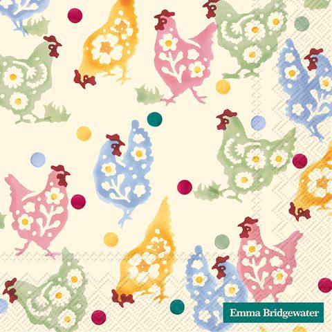 Emma Bridgewater Spring Chicken Luncheon Napkins
