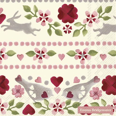 Emma Bridgewater Love Birds Luncheon Napkins