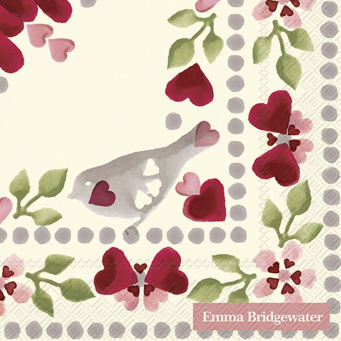 Emma Bridgewater Love Birds Cocktail Napkins