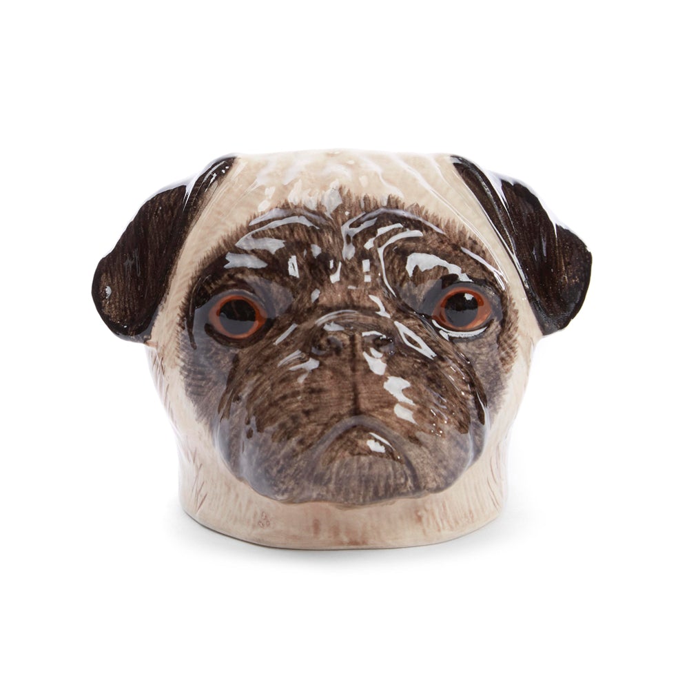 Fawn Pug Face Egg Cup
